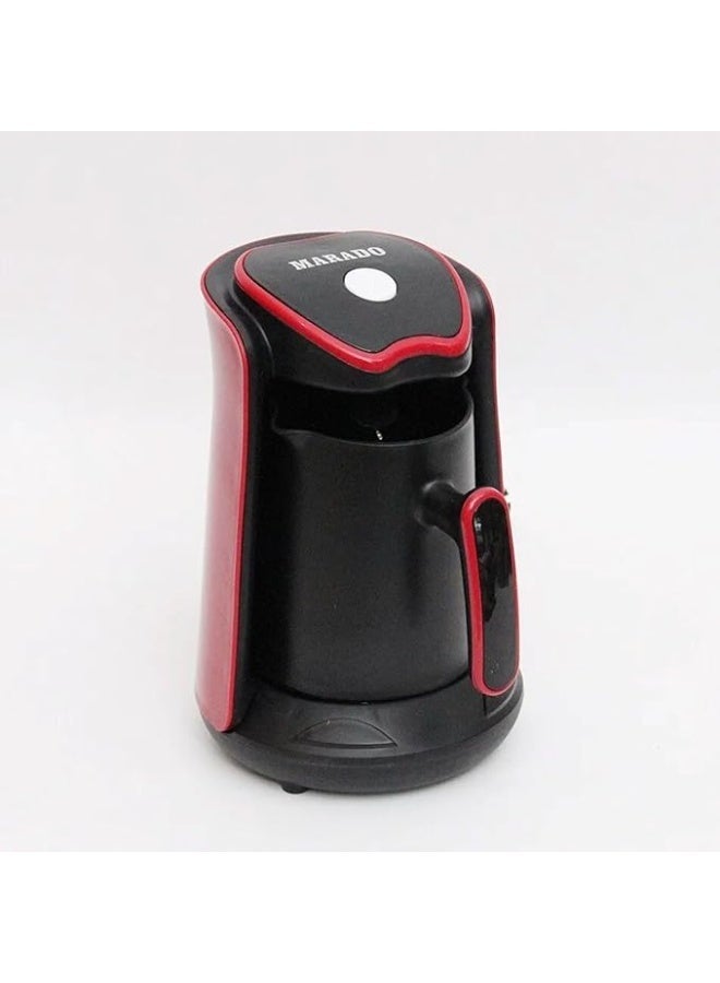 مارادو ...ماكينة تحضير القهوة التركية والعربية  من MARADO، خالية 100% من مادة BPA، بسعة تحضير من 1 إلى 4 أكواب، بتقنية Cook Sense، وطهي مضاد للفيضان.متعدد الالوان - Image 1