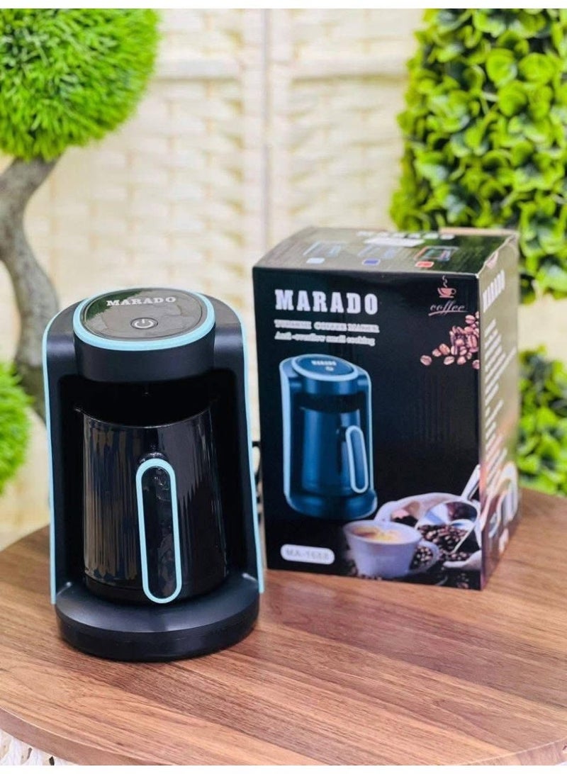 مارادو ...ماكينة تحضير القهوة التركية والعربية  من MARADO،  بسعة تحضير من 1 إلى 4 أكواب، بتقنية Cook Sense، وطهي مضاد للفيضان.متعدد الالوان - Image 1