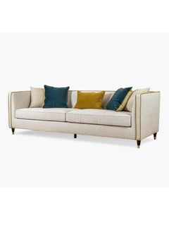 2XL Home Halsey 3 seater Sofa 250x92x75 Beige  - Image 2