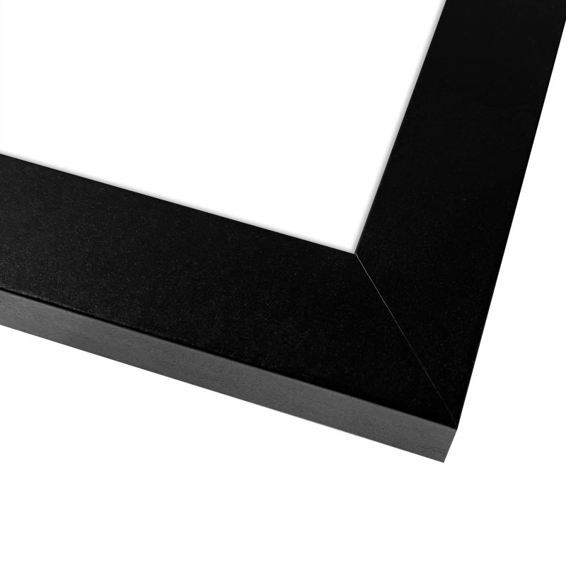 Golden State Art, 8.5x11 Photo frame with mat for 4 2x6 photo booth pictures, Includes Real Glass & Easel Back Display, make a good gifts, Black - Image 5