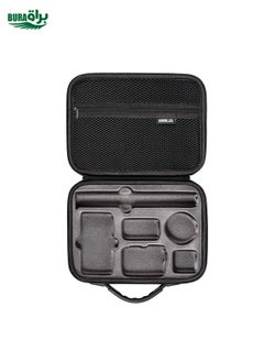 BURAQ For DJI Osmo Action 4 / 5 Pro STARTRC Portable PU Storage Box Case Full Kit(Black)  - Image 3