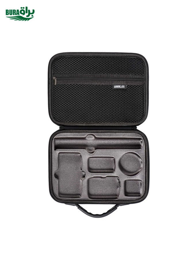 BURAQ - For DJI Osmo Action 4 / 5 Pro STARTRC Portable PU Storage Box Case Full Kit(Black) - Image 1
