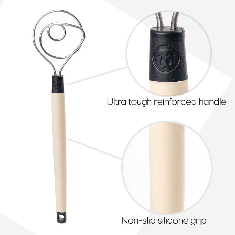 Brod & Taylor Dough Whisk - Heavy Duty Dishwasher-Safe Mixing Tool - Image 5