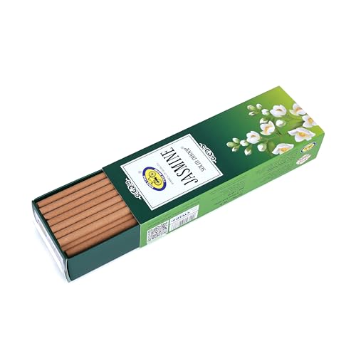 Cycle Pure Jasmine Fragrance Bambooless Solid Dhoop Sticks for Puja | Handcrafted & Eco Friendly | Incense Sticks with Free Dhoop Holder | Agarbatti for Rituals | Pack of 2 - Image 3