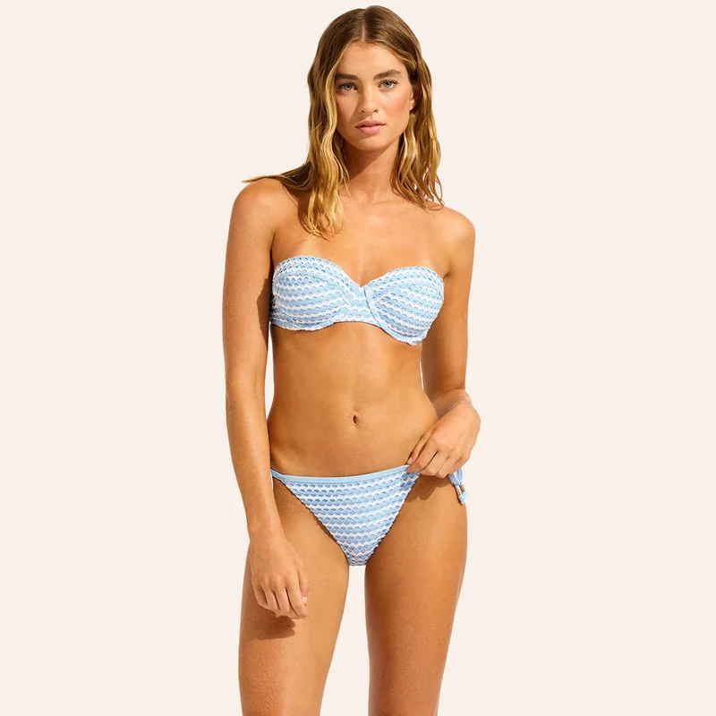 Seafolly  Mesh Effect Hipster Tie Side Bikini Bottom - Women for Women | Best Price UAE