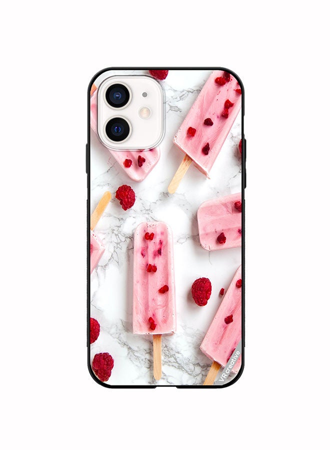 VR CREATIVE Protective Case Cover For Apple iPhone 12 mini Gulabi Icecream Design Multicolour - Image 1