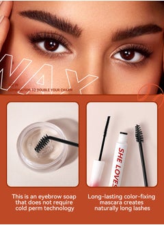 She Loves SHELOVES Mascara & Eyebrow Styling Soap Waterproof No Smudge, No Color Loss Set  - Image 5