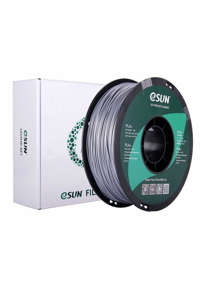 eSUN PLA PRO (PLA+) 3D Printer Filament, Dimensional Accuracy +/- 0.03mm, 1kg Spool, 1.75mm, Silver, (Pantone 423C) - Image 5