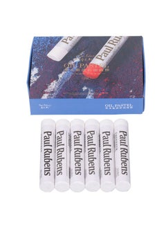 Zerodis White Oil Pastels Set6 Pcs Unique Texture Soft Artist White Oil Pastels Dry Pastels Set Painting Art Supplies For Professional Drawing Art  - Image 1