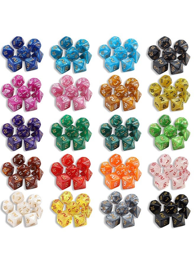 CiaraQ DND Dice Set - 26 x 7 (182pcs) Polyhedral Dice for Dungeons and Dragons D&D RPG MTG Role Playing Table Games, with a Large Flannel Bag - Image 2