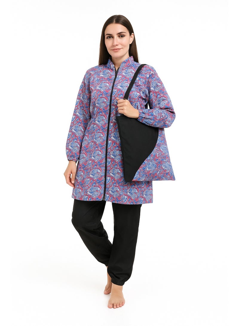 سيزار بوركيني حريمي سبليميشن مزود بشنطة - Image 5