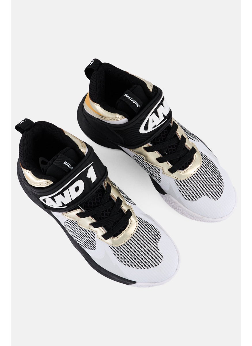 And1 Kids Boy Ballistict Velcro Outdoor Shoes, Black  - Image 4