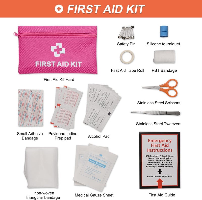 THINKWORK Pink Roadside Emergency Kit for Women - Image 4