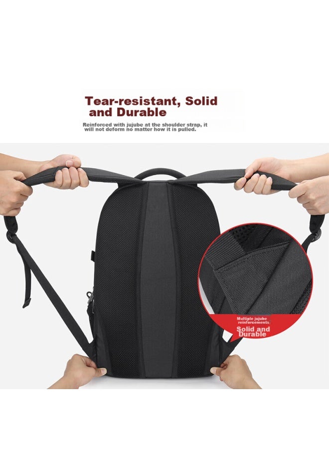 Scarecrow Backpack For Men, Travel Backpack 15.6/16 Inch Laptop Bag, Water-resistant Student Schoolbag, Business Commute Backpack For Men - Image 3