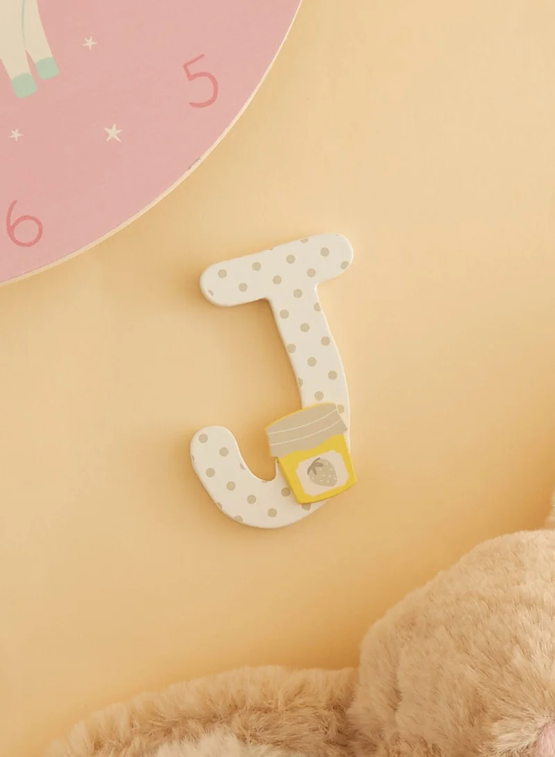 JoJo Maman Bebe Initial J Wooden Letter