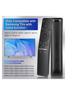 أنمي Voice Replacement for Samsung-Smart-TV-Remote, New Upgraded BN59-1266A for Samsung Remote Control, for Samsung TVs with Voice Function  - Image 2