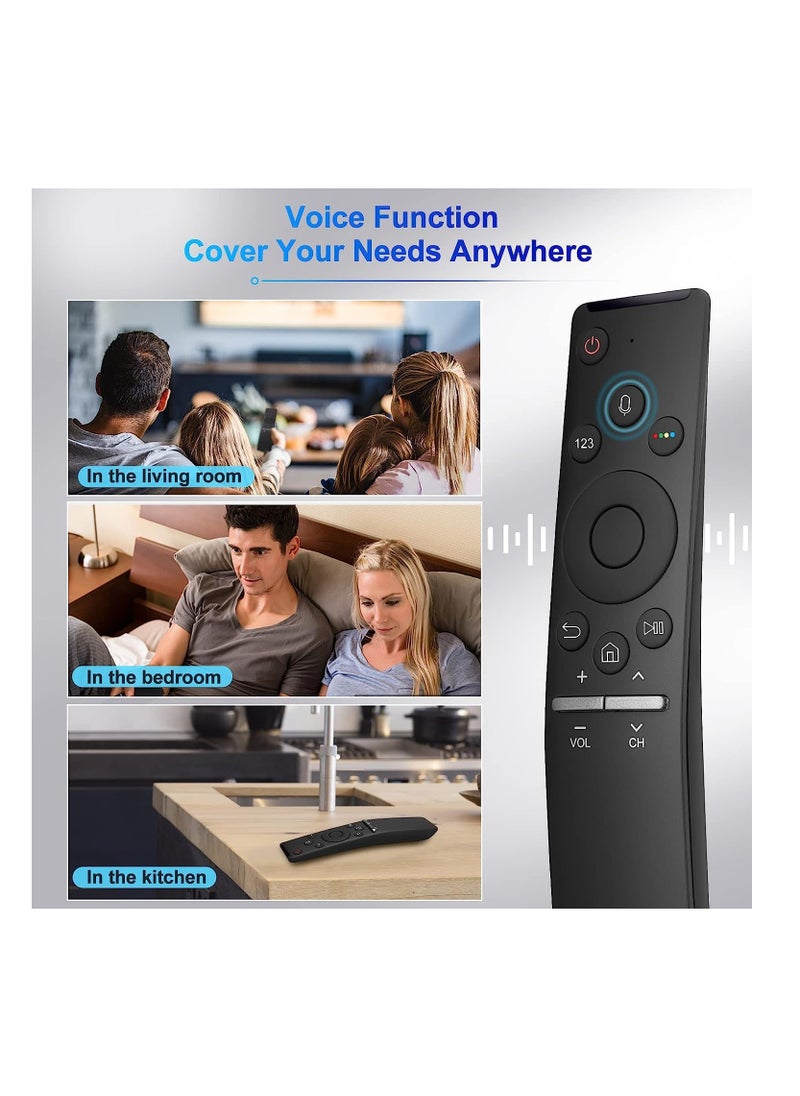 Anmi - Voice Replacement for Samsung-Smart-TV-Remote, New Upgraded BN59-01266A for Samsung Remote Control, with Voice Function for All Samsung TVs - Image 1