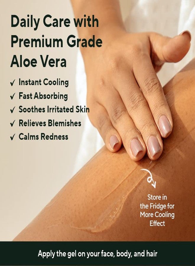 AROMATICA Organic Aloe Vera Gel Gift Set 300ml each - Vegan Body Moisturizer for Irritated Skin, After-Sun Skin Care, Mothers day gifts - Image 5