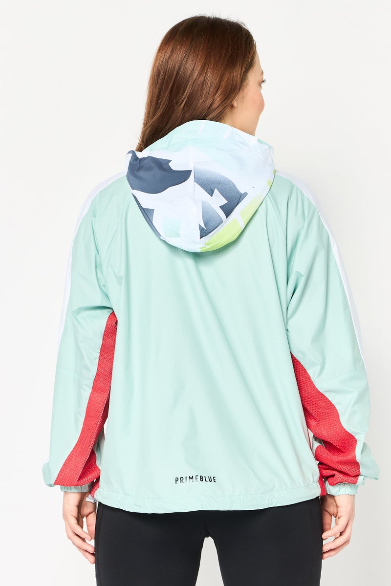 Adidas Women Sportwear Fit Brand Logo Long Sleeve Training Jacket, Multicolor - Image 4