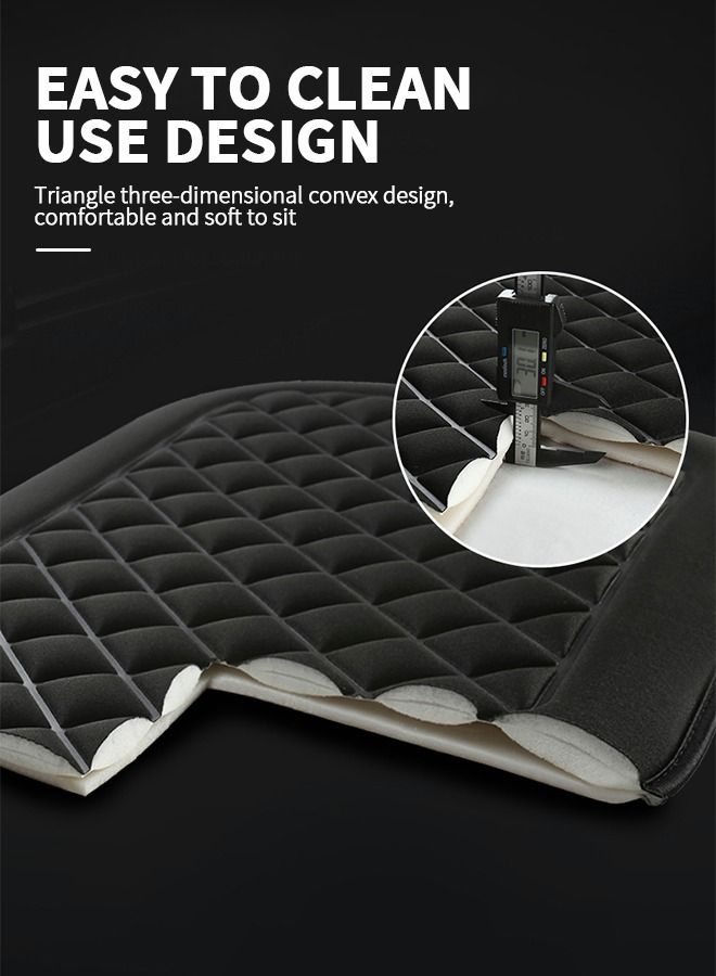 GROIC Car Seat Cushions,Car Seat Cover Pad,Comfort Seat Protector for Car，Office/Home Chair Seat Cushion with Non Slip Bottom,3D Breathable and Heat Resistant for Auto Supplies,Automotive Interior - Image 5
