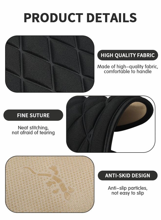 GROIC Car Seat Cushions,Car Seat Cover Pad,Comfort Seat Protector for Car，Office/Home Chair Seat Cushion with Non Slip Bottom,3D Breathable and Heat Resistant for Auto Supplies,Automotive Interior - Image 3
