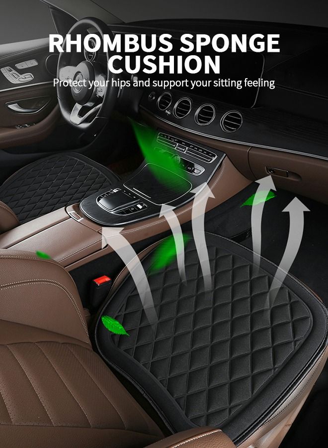 GROIC Car Seat Cushions,Car Seat Cover Pad,Comfort Seat Protector for Car，Office/Home Chair Seat Cushion with Non Slip Bottom,3D Breathable and Heat Resistant for Auto Supplies,Automotive Interior - Image 2