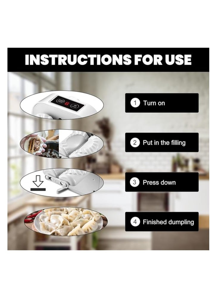 Generic - Electric Dumpling Maker Machine - Automatic Dumpling Press, 2 Modes Electric Dumpling Machine, Easy DIY Dumpling Mold Set for Home Kitchen, Quick & Effortless Dumpling Making, Household Dumpling Maker - Image 1
