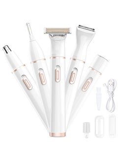 Facial Hair Removal for Women, 4 in 1 Electric Razor for Women, Painless Eyebrow Trimmer Bikini Trimmer Hair Remover Kit for Face, Eyebrow, Nose, Arms, Legs and Pubic Hair USB Rechargeable & Portable - pzsku/ZE221BD34139A42BA22E3Z/45/_/1692686620/c42582b8-7493-4449-bfad-55d742e261fe