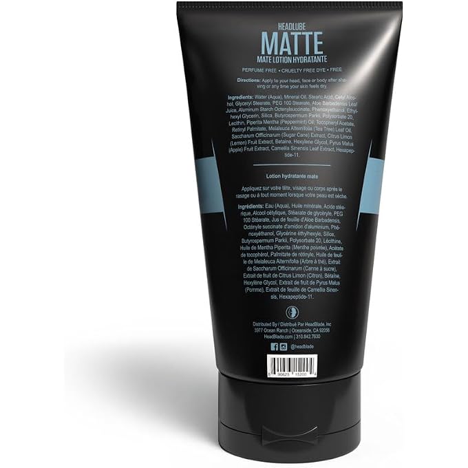 HeadBlade HeadLube Matte Aftershave Moisturizer Lotion 5 oz for Men - Image 2