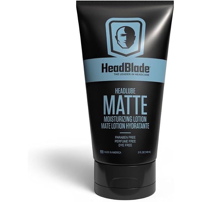 HeadBlade HeadLube Matte Aftershave Moisturizer Lotion 5 oz for Men - Image 1