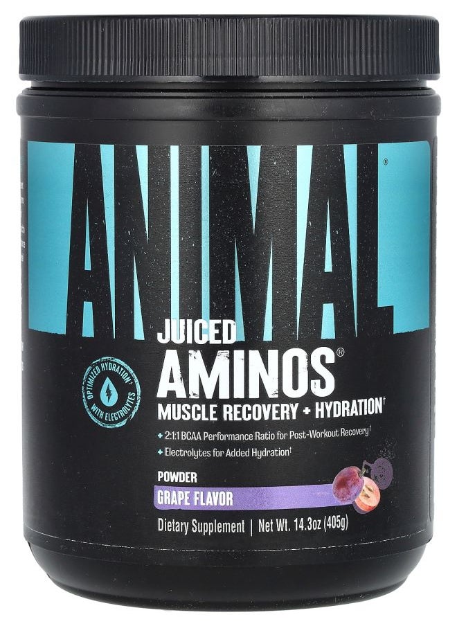 ANIMAL Juiced Aminos® Powder Grape 14.3 oz (405 g) 