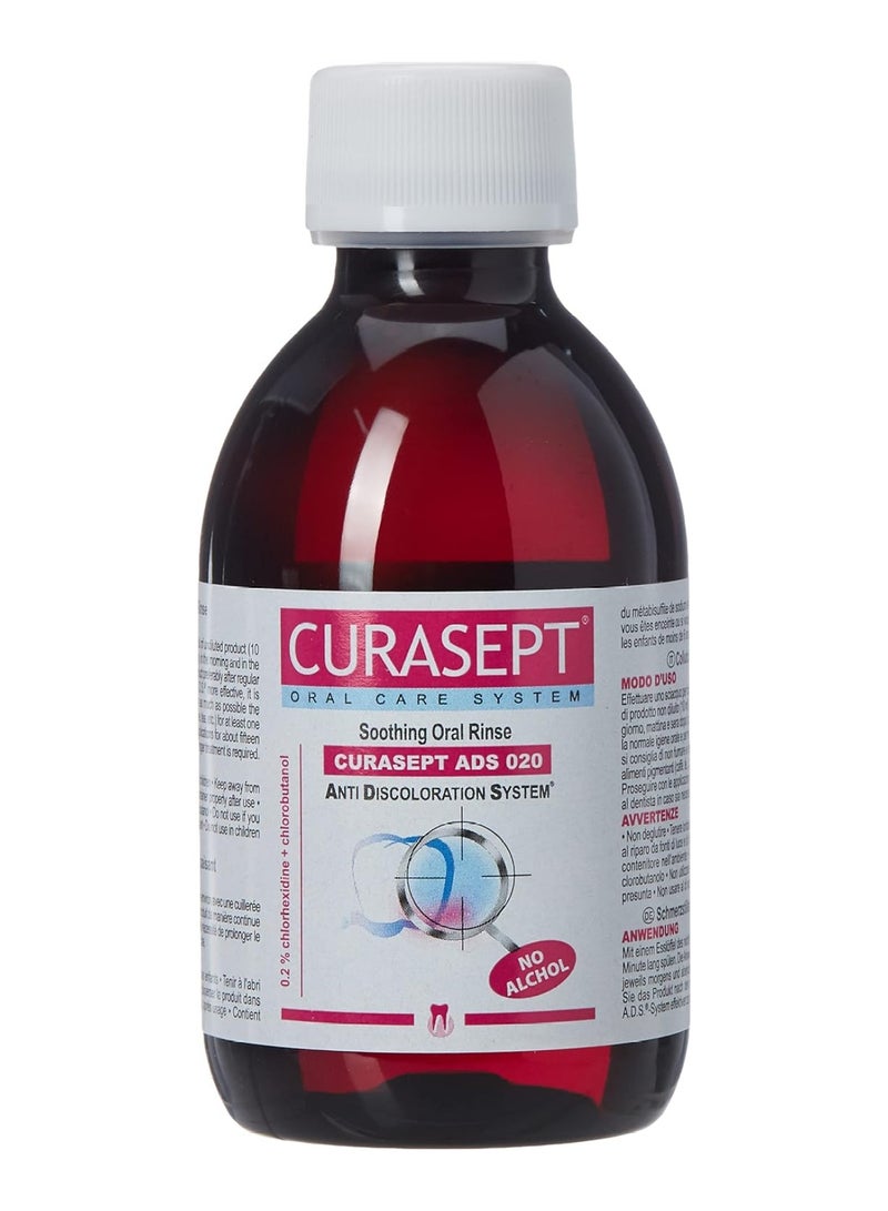 Curasept Ads 020 Soothing Mouth Wash 200Ml - Image 1