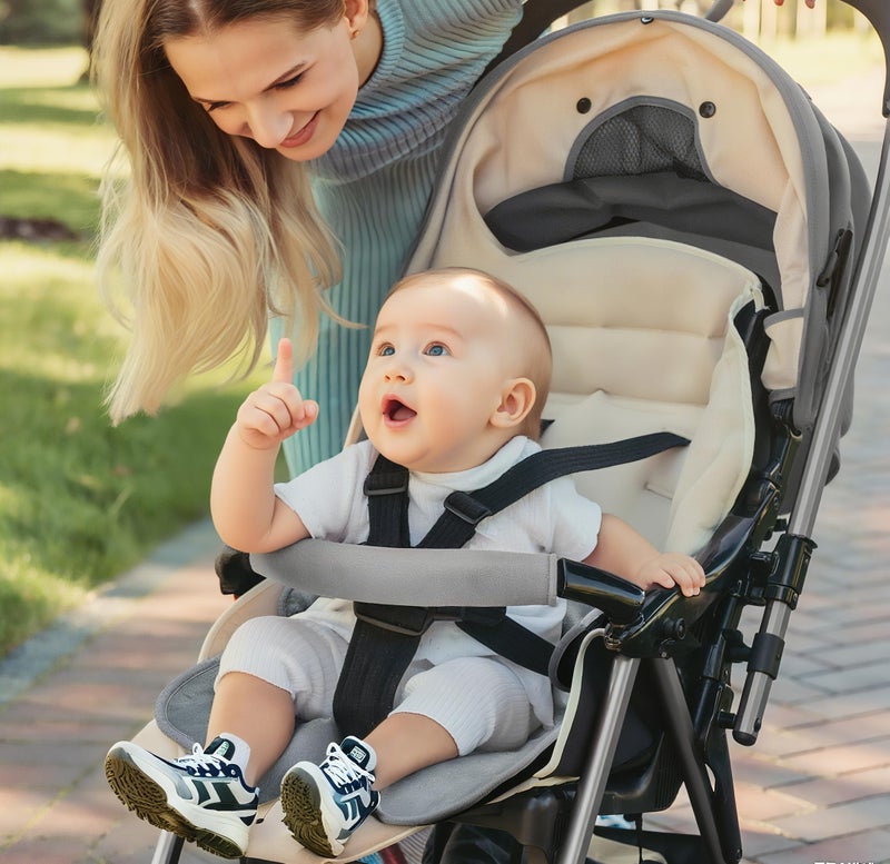 INFANZIA Dry Seat, Car Seat Protector Waterproof Carseat Liner Potty Training Toddlers, Baby and Infants, Piddle Pad for Carseats Strollers (Grey, 1 Pack - Image 2