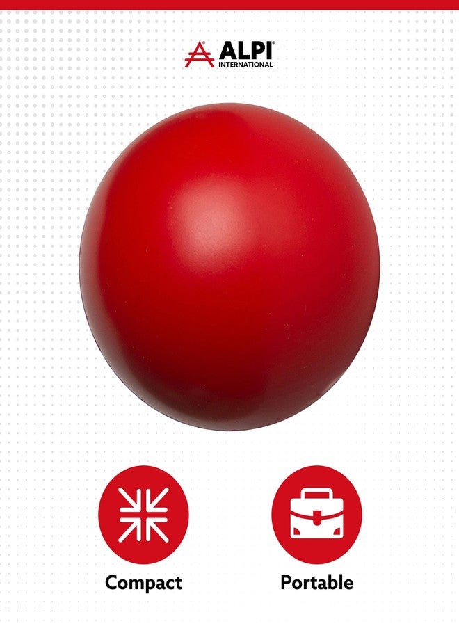 Alpi Squeezies - Soft Squeeze Ball - Adult Stress Balls to Improve Focus - Durable Squeeze Toy for Kids & Adults - Pack of 10, Red - Image 4