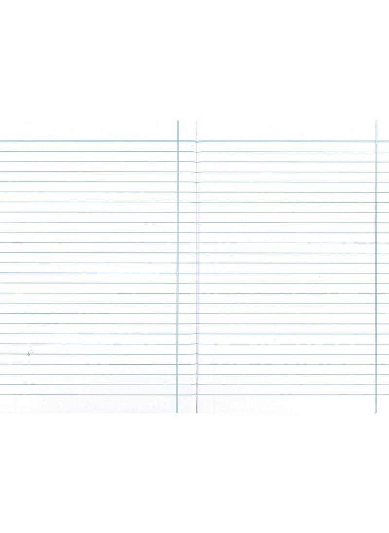 Psi - 3-Piece A4 Size Single Lined Notebook With RIght Margins 100 Pages Assorted Colour Covers - Image 1