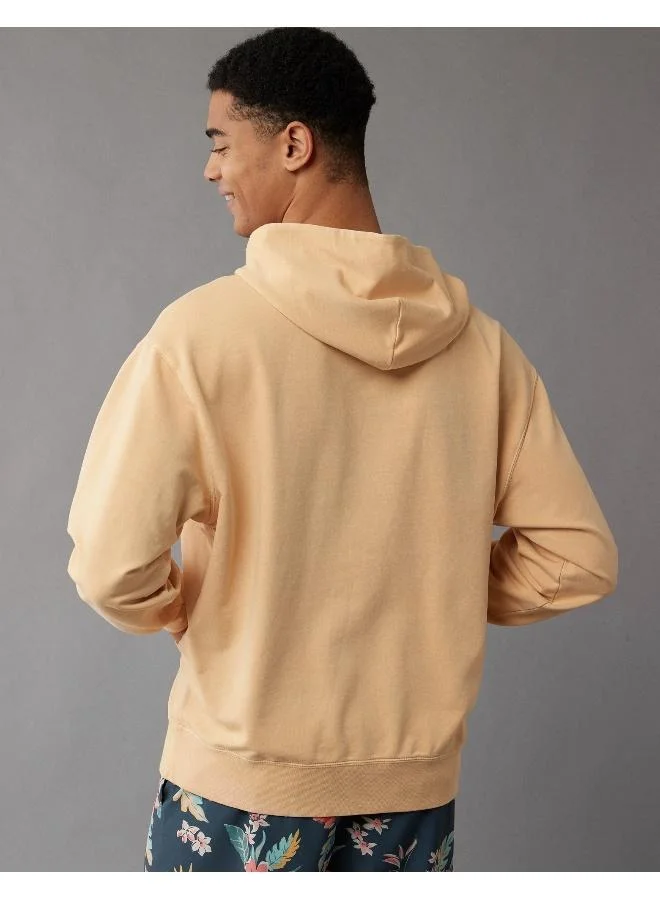 American Eagle Stretch Bonfire Graphic Hoodie