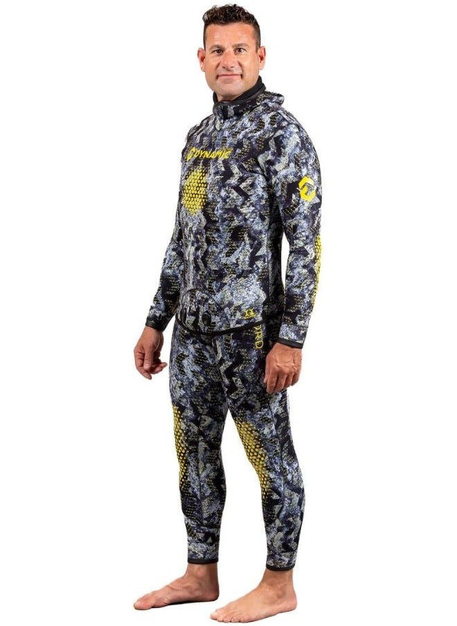 DYNAMICNORD - DYNAMIC NORD SFS-3 FREE DIVE SUIT 3MM HOODED JACKET + PANT CAMO/GREY - Image 1