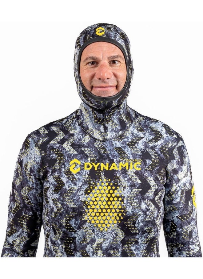 DYNAMICNORD - DYNAMIC NORD SFS-3 FREE DIVE SUIT 3MM HOODED JACKET + PANT CAMO/GREY - Image 1
