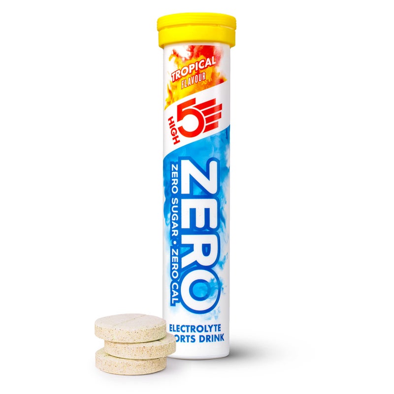 High5 ZERO Electrolyte Tablet - Hydration Tablets Enhanced with Vitamin C - 0 Calories & Sugar Free - Boost Hydration, Performance & Wellness - Tropical, 20 Tablets (20x, Pack of 1) - Image 1