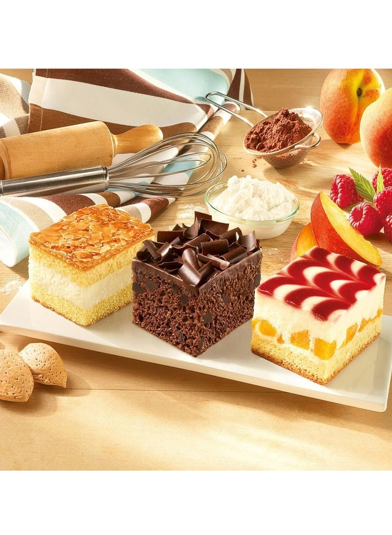 SYOSI 4 قطع حلقة كعكة حلقات موس حلقة طبخ من الفولاذ المقاوم للصدأ دائرة كعكة قالب كعكة مع شوك ، قالب تشيز كيك حلوى مصغرة مع دافع ورافعة حلقات طبخ للكرومبيت البيض المعجنات موس الحلويات - Image 5