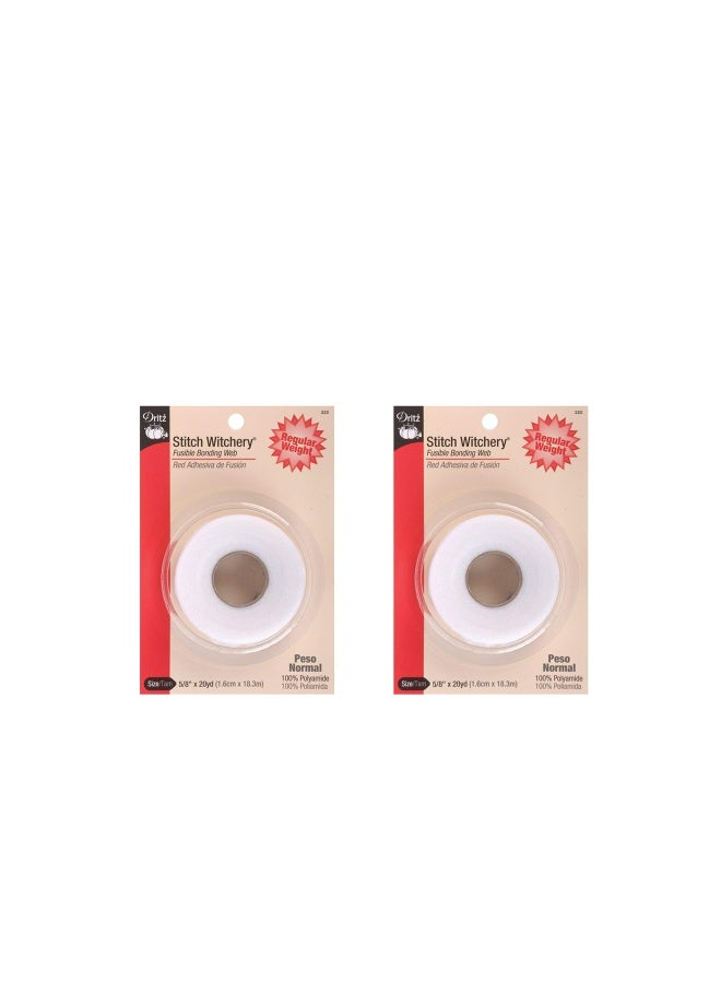 Dritz 222 58Inch by 20Yard Stitch Witchery Regular 2 Pack - Image 1