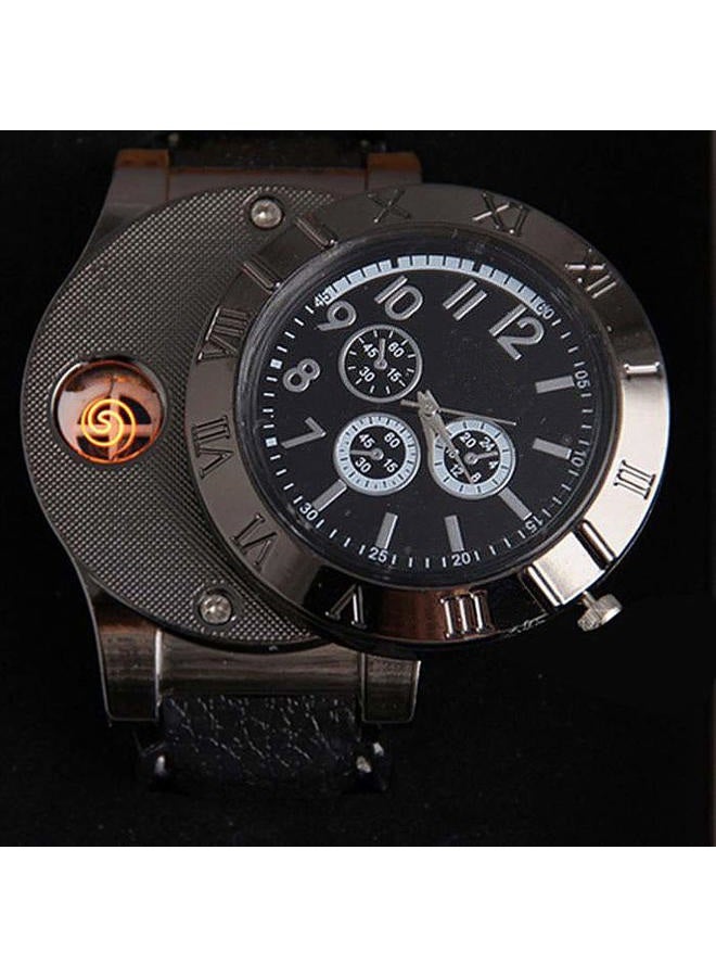 STAR MAGIC Findtime Men Digital USB Cigarette Lighter Watch Novelty Windproof - Image 5