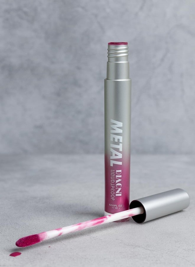 MAKE UP FOR LIFE Metal Diaoni Liquid Lip Color - High-Shine Metallic Finish, Long-Lasting, Smudge-Proof & Lightweight Lip Stain for Bold Glamorous Lips - Image 2
