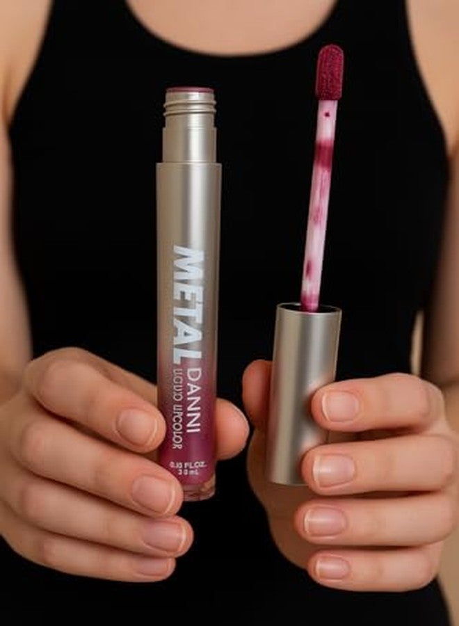 MAKE UP FOR LIFE Metal Diaoni Liquid Lip Color - High-Shine Metallic Finish, Long-Lasting, Smudge-Proof & Lightweight Lip Stain for Bold Glamorous Lips - Image 4