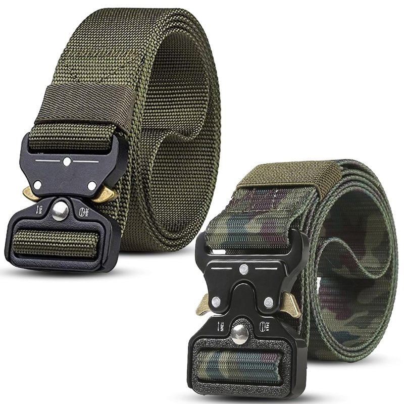 Contacts Men's Synthetic Quick Release Buckle Nylon Belt (Free Size)… - Image 1