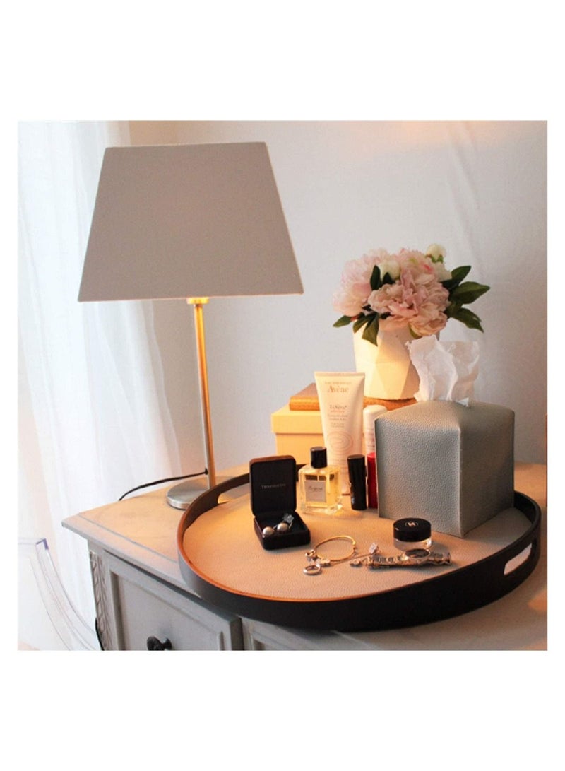 Y&D 1 Piece Modern PU Leather Square Tissue Box Holder Decorative  - Image 4