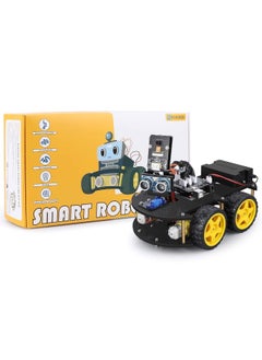 ELEGOO ELEGOO UNO R3 Smart Robot Car Kit V4 for Arduino, Line Tracking Module, Ultrasonic Sensor, STEM Toys for Boys, Girls, Science/Coding/Building/Electronic Kit, Gifts for Kids, Teens, Adults, Cool Gadget  - Image 2
