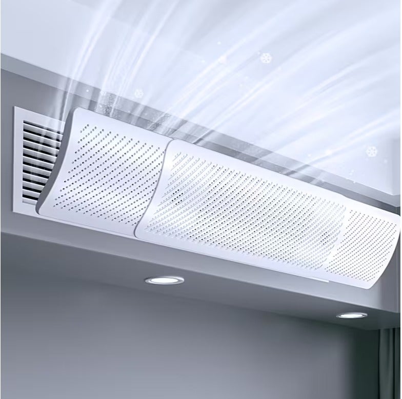 OSALIA AC Deflector 49–86 × 16 cm – Universal Adjustable Air Conditioner Deflector for Central AC Only,Air Vent Controller, Fits Top & Side Vents | Telescopic Extendable (49–86 cm) | Prevents Direct Cold Air Pack of 1 - Image 4