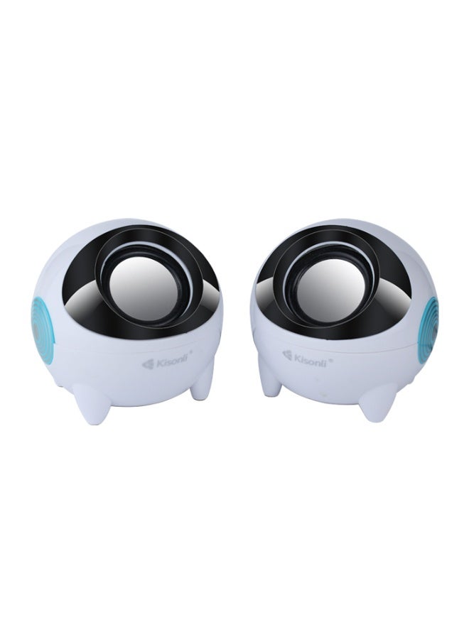 Kisonli K800 2.5 Inch Full Range Meeting Speaker Sound Box Speaker Professional Dj Bass - Image 2