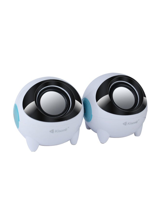 Kisonli K800 2.5 Inch Full Range Meeting Speaker Sound Box Speaker Professional Dj Bass - Image 3